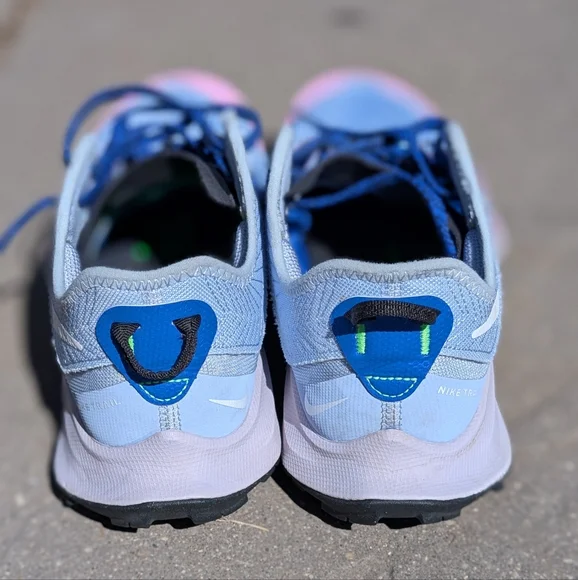 Nike Running Air Zoom Terra Kiger 8 sneakers lite marine white Size Women Size 9 - Picture 10 of 12